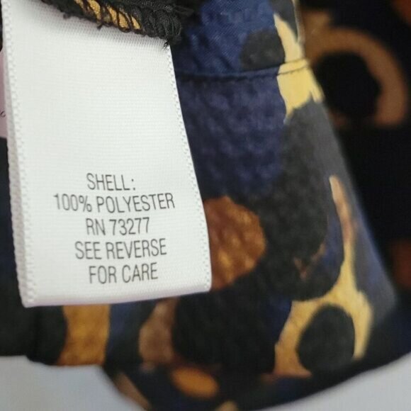 Apt. 9 Dressy Tank Top Sleeveless Metallic XL print fancy Summer Scoop Neck EUC - Picture 9 of 10